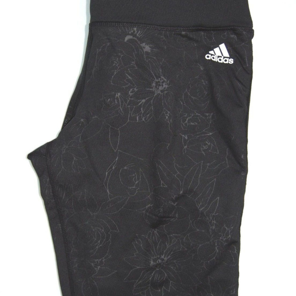 Adidas Women's Flower Print Leggings - Picture 5 of 6